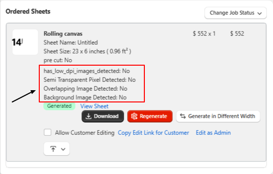 artwork issues detected by kixxl in customer order